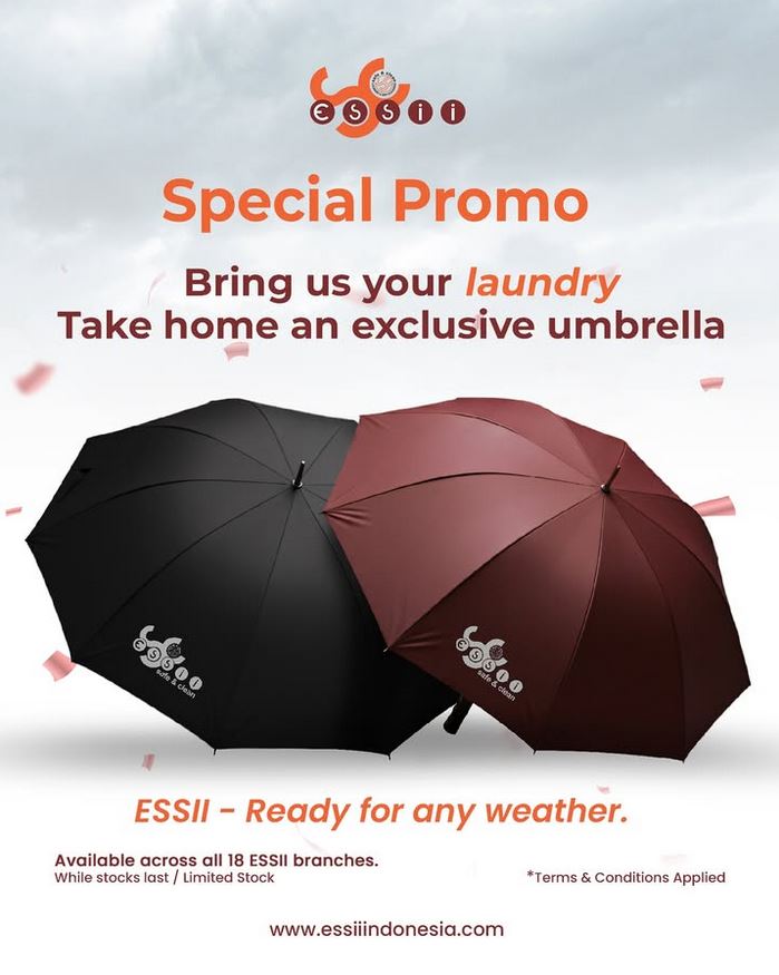 Promo berhadiah payung